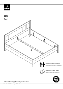 Manual Tchibo 257698 Bed Frame