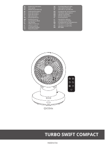 Manual Rowenta QV2540F0 Turbo Swift Compact Ventilator