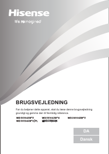 Brugsanvisning Hisense HWD3S1X614 Vaske-tørremaskine