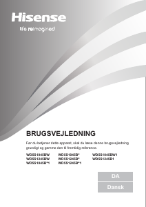 Brugsanvisning Hisense WD5S1245B1 Vaske-tørremaskine