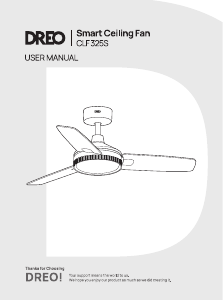 Manual DREO DR-HCF005S Ceiling Fan