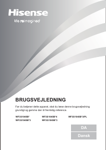 Brugsanvisning Hisense WF3S1045BW3 Vaskemaskine