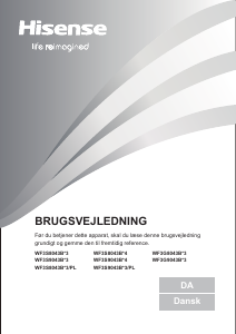Brugsanvisning Hisense WF3S8043BW3 Vaskemaskine