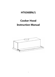 Bruksanvisning Hoover HT6360IN/1 Köksfläkt