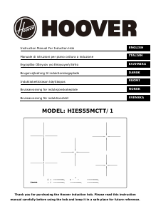 Manuale Hoover HIES55MCTT/1 Piano cottura