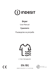 Handleiding Indesit C YSD 73D WW EE Wasdroger