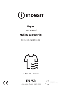Handleiding Indesit C YSD 72D WW EE Wasdroger