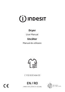 Manual Indesit C YSD 83D WW EE Uscător