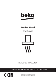 Прирачник BEKO HCA62640B Кујнски аспиратор