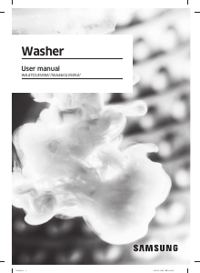 Manual de uso Samsung WA46CG3505AV Lavadora
