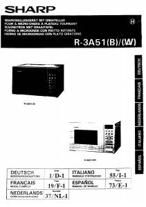 Handleiding Sharp R-3A51W Magnetron