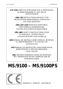 Manual MACH MS/9100 Dishwasher