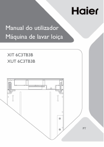 Manual Haier XIT 6C3TB3B Máquina de lavar louça