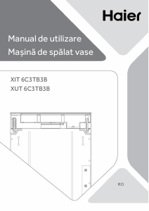 Manual Haier XIT 6C3TB3B Maşină de spălat vase