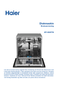 Brugsanvisning Haier XPI8D9FFB Opvaskemaskine