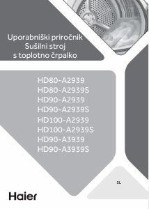 Priročnik Haier HD80-A2939 Sušilni stroj