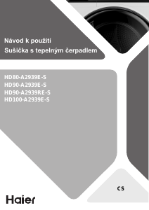 Manuál Haier HD80-A2939E-S Sušák