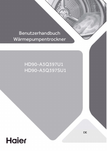 Bedienungsanleitung Haier HD90-A3Q397U1 Trockner