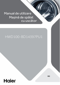 Manual Haier HWD100-BD14397PU1 Mașină de spalat cu uscator