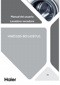 Manual de uso Haier HWD100-BD14397U1 Lavasecadora