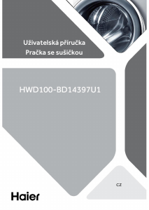 Manuál Haier HWD100-BD14397U1 Pračka se sušičkou