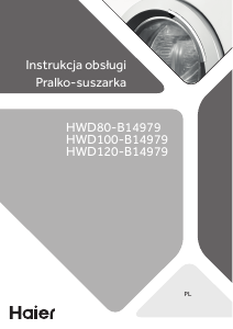 Instrukcja Haier HWD120-B14979 Pralko-suszarka