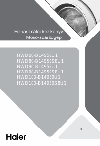 Használati útmutató Haier HWD80-B14959U1 Mosó-szárítógép