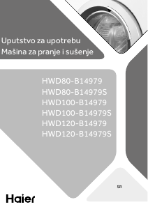 Priručnik Haier HWD80-B14979 Perilica – sušilica