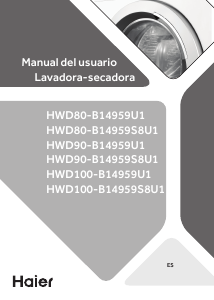 Manual de uso Haier HWD90-B14959U1 Lavasecadora