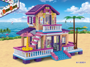 Посібник BanBao set 6122 Trendy Beach Будинок