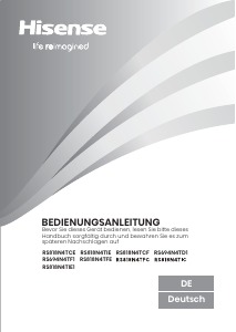 Manuale Hisense RS818N4TIE Frigorifero-congelatore