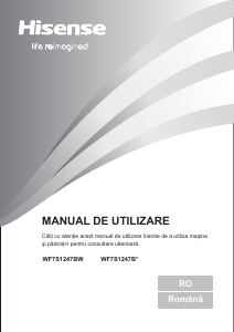 Manual Hisense WF7S1247BB Mașină de spălat