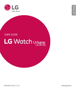 Bruksanvisning LG W150 Urbane Smart klocka