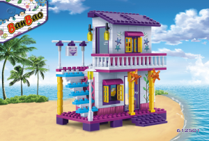 Руководство BanBao set 6125 Trendy Beach Школа