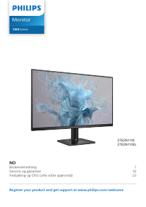 Bruksanvisning Philips 27E2N1100L LED-skjerm