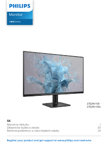 Návod Philips 27E2N1100L LED monitor