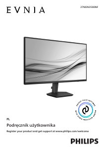 Instrukcja Philips 27M2N3500NF Evnia Monitor LED