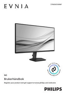 Bruksanvisning Philips 27M2N3500NF Evnia LED-skjerm