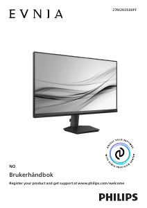 Bruksanvisning Philips 27M2N3500PF Evnia LED-skjerm