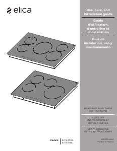 Mode d’emploi Elica EIV536BL Table de cuisson