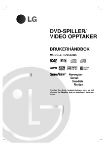 Bruksanvisning LG DVC5935 DVD-Video kombinasjon