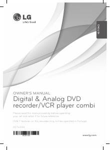 Bruksanvisning LG RCT699H DVD-Video Kombination