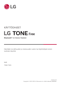 Käyttöohje LG TONE-T90S Kuuloke