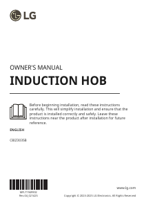 Manual LG CBIZ3035B Hob