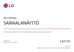 Käyttöohje LG 21HQ513D-M LED-näyttö
