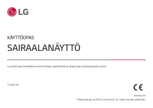 Käyttöohje LG 21HQ513D-S LED-näyttö