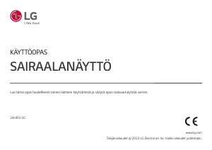 Käyttöohje LG 24HR513C-B LED-näyttö