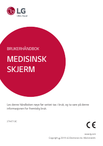 Bruksanvisning LG 27HJ713C-B LED-skjerm