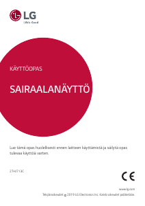Käyttöohje LG 27HJ713C-B LED-näyttö