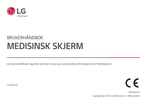 Bruksanvisning LG 27HK510S-W LED-skjerm